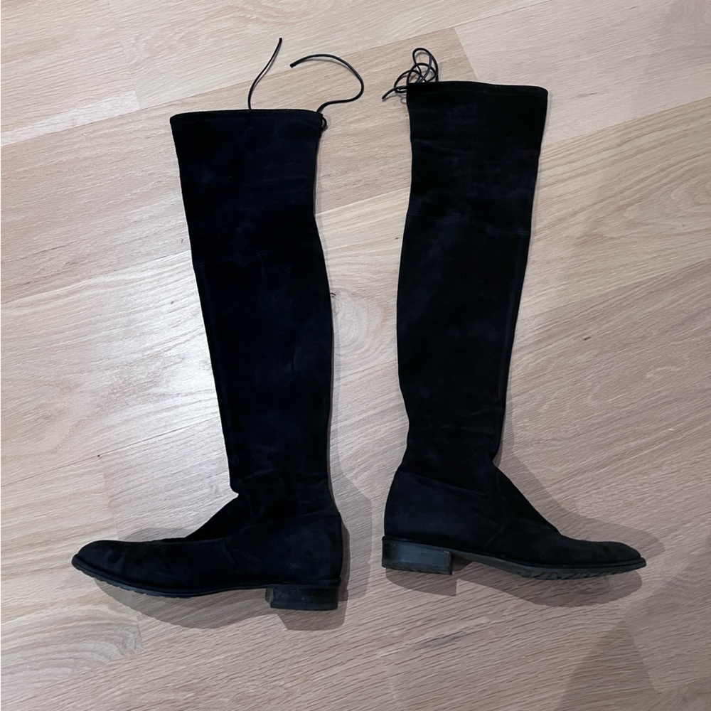 6.5 suede Stuart weitzman boots